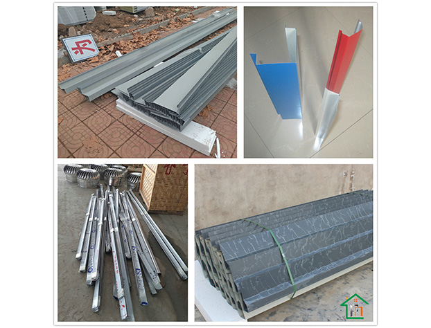 Flashing parts by color coated Galvanized Steel PPGI